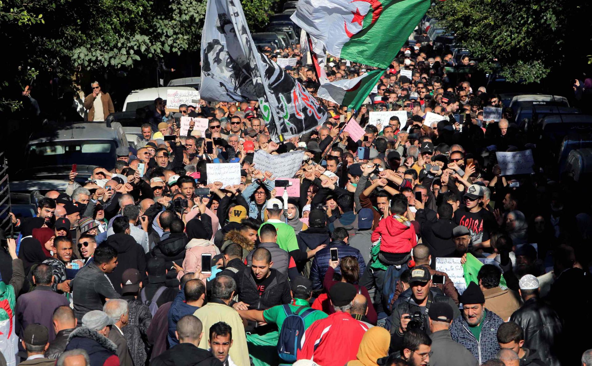 Some onlookers considered it "shameful" to protest despite the mourning period