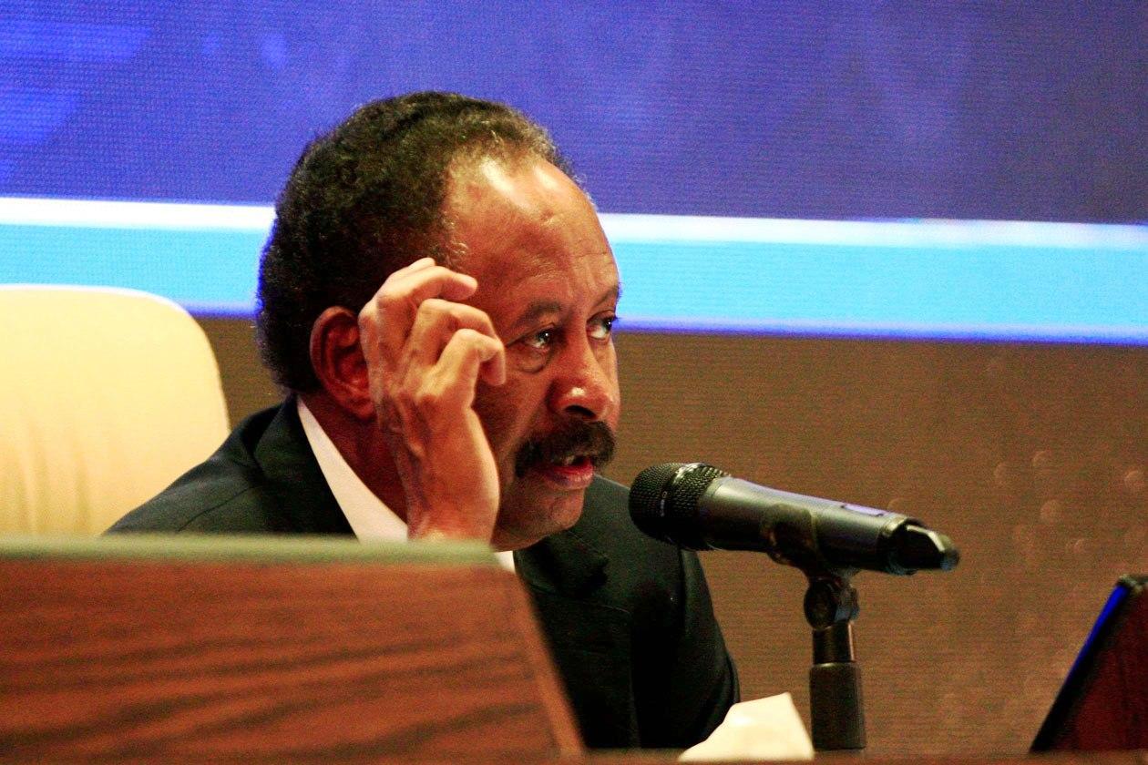 رئيس الحكومة السودانية عبدالله حمدوك