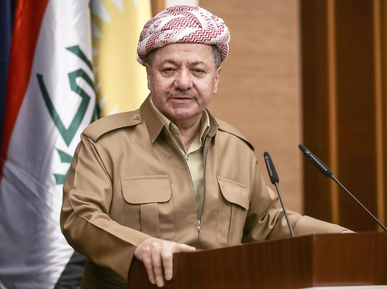 بارزاني يعتبر رمز نضال في كردستان العراق
