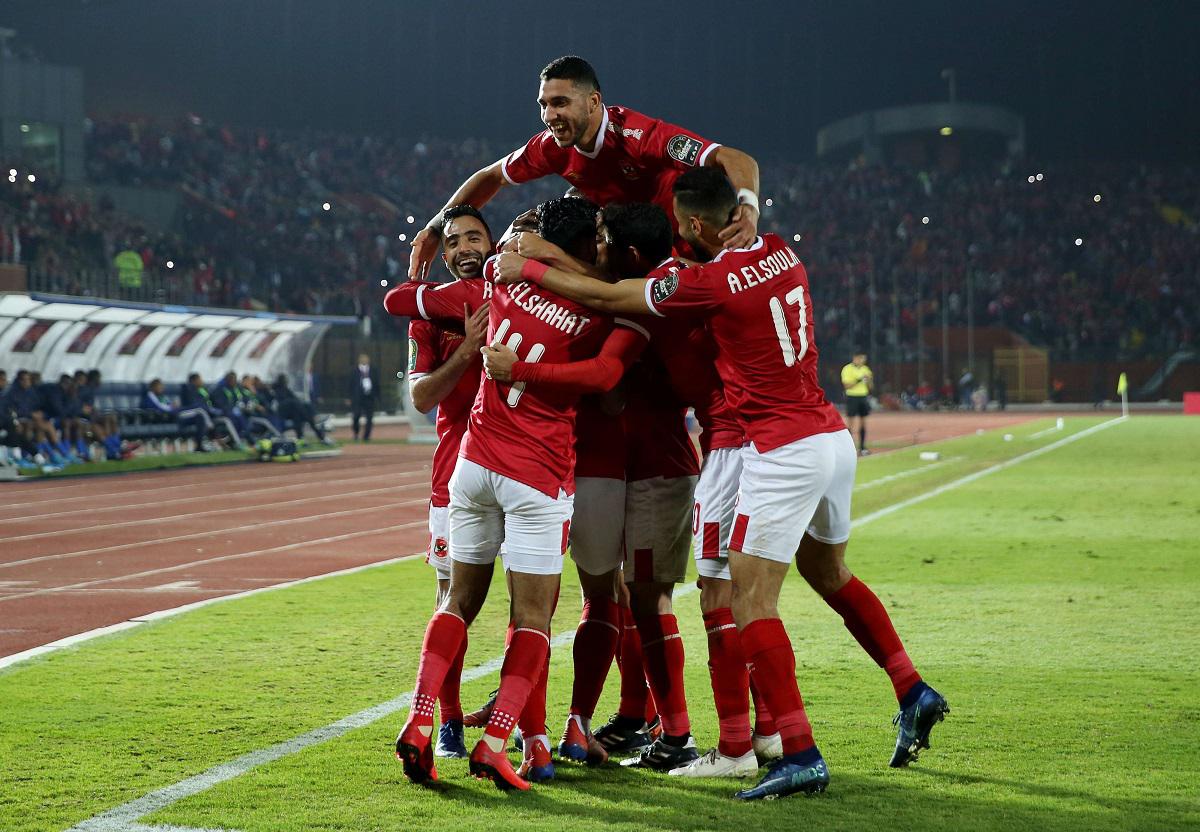 لاعبو النادي الأهلي المصري