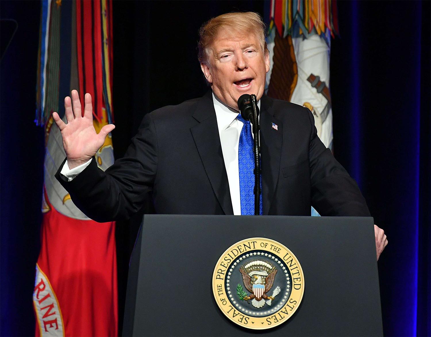 US President Donald Trump