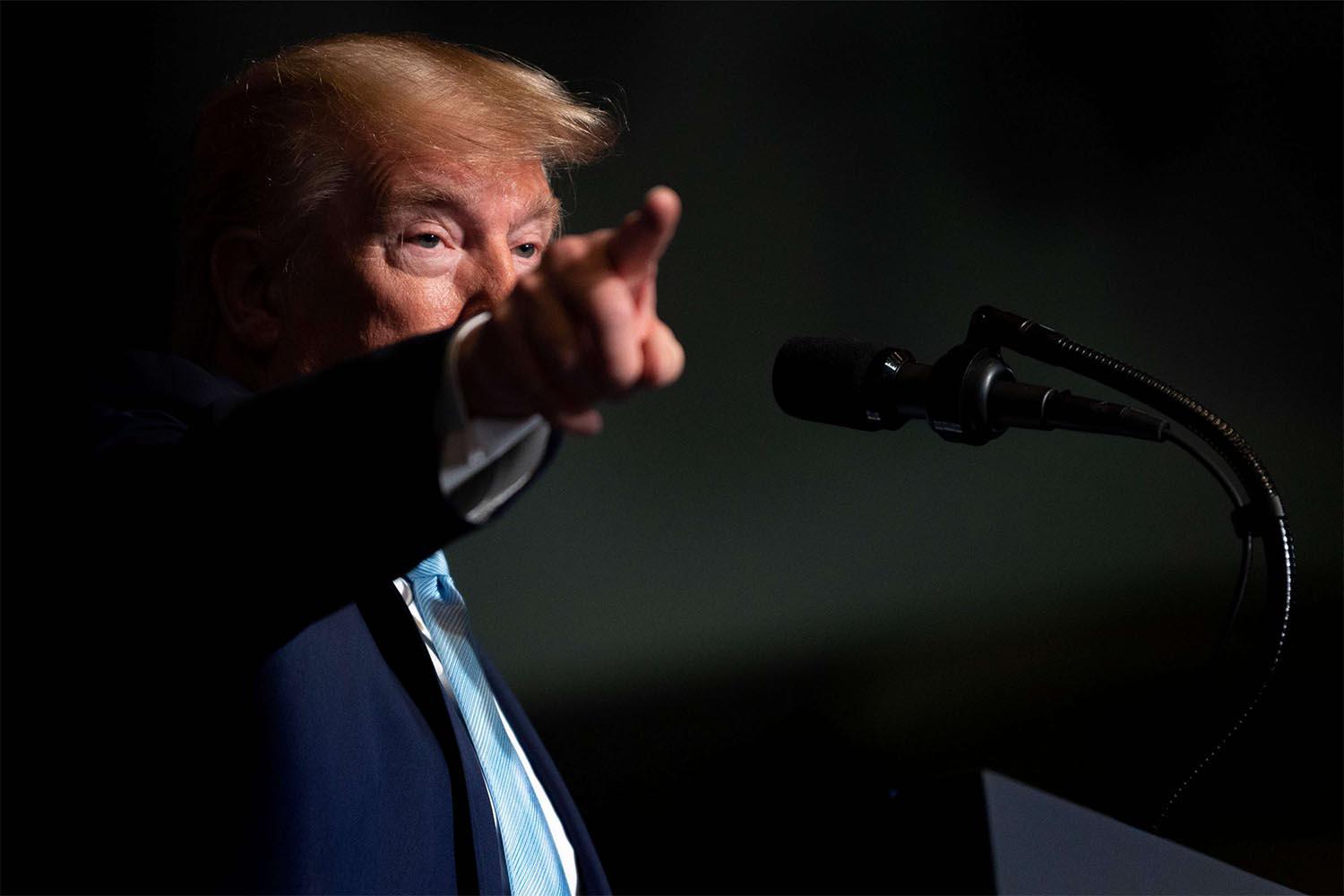 US President Donald Trump