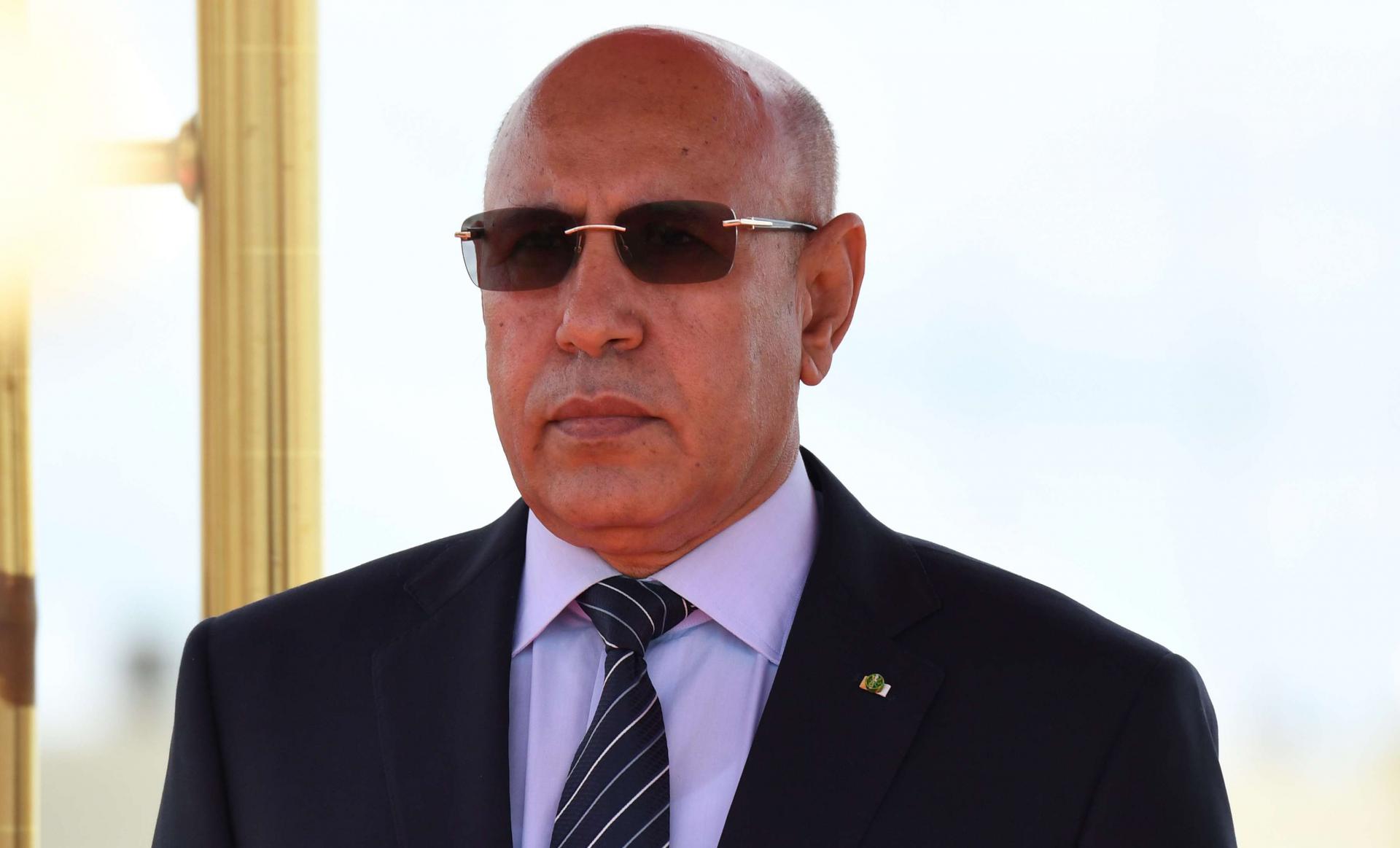 Mauritanian President Mohamed Ould Ghazouani