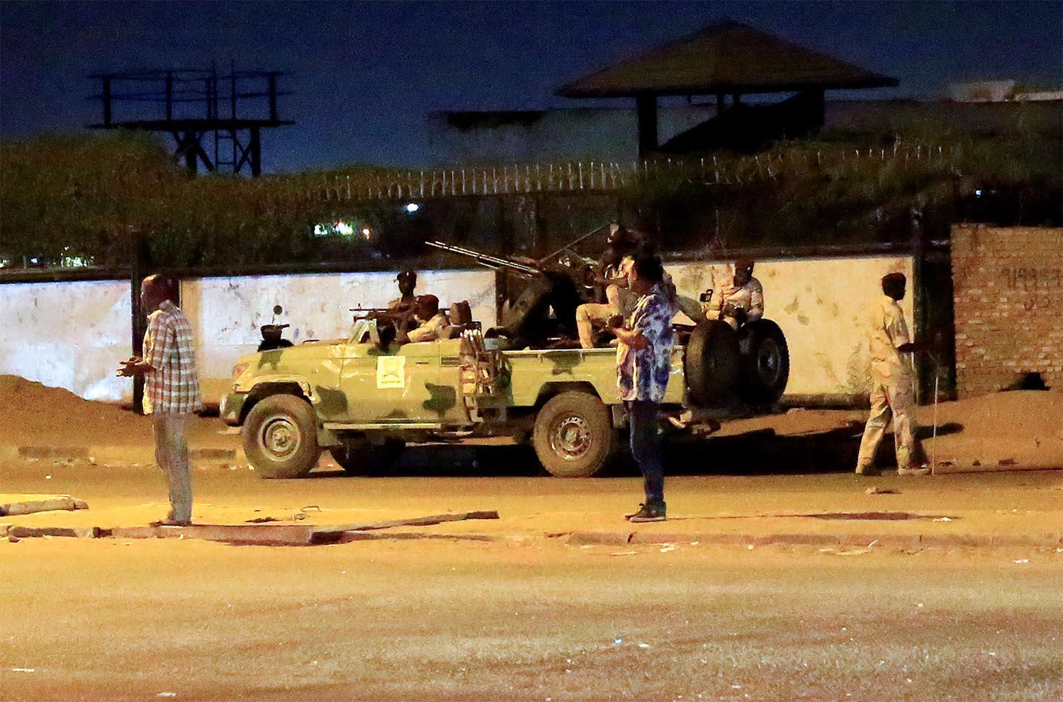 Members of the Sudanese Rapid Support Forces (RSF)