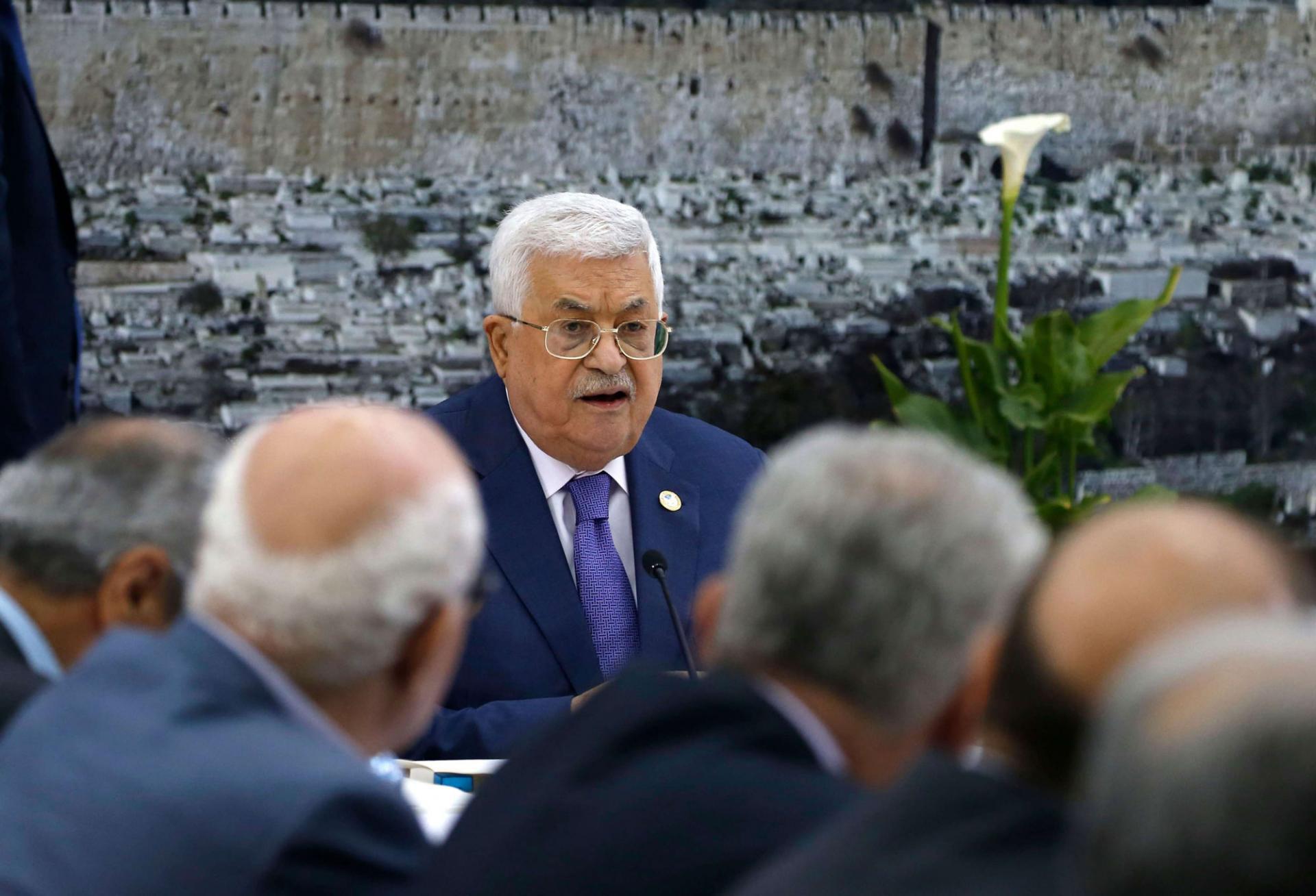 الرئيس الفلسطيني محمود عباس ابو مازن