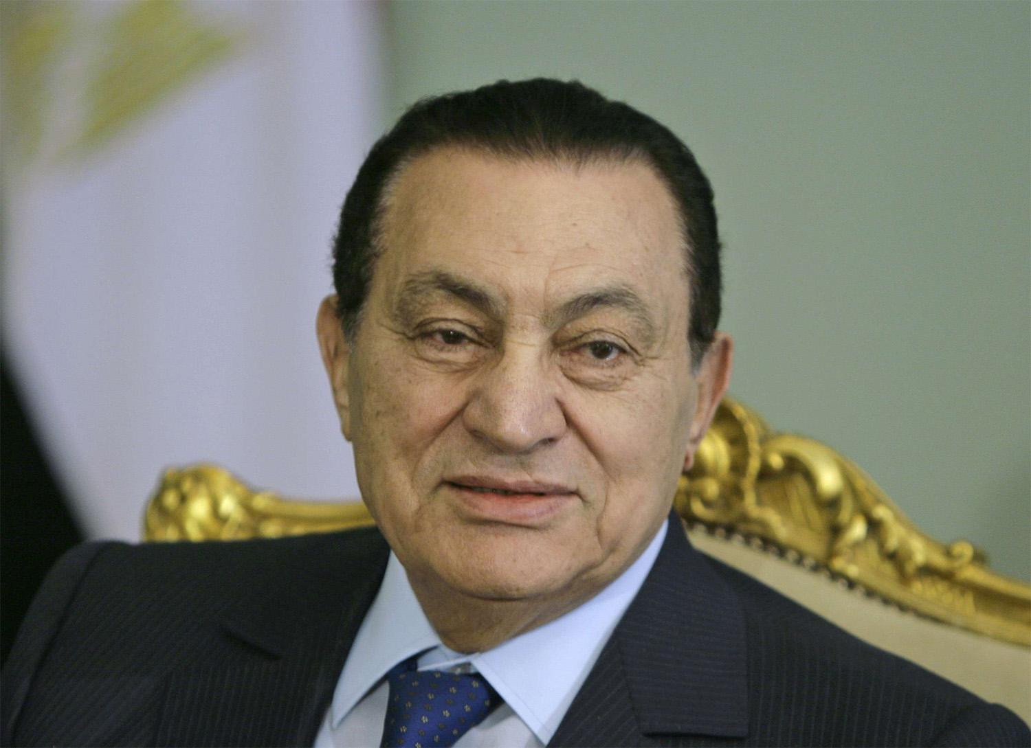 Egypt's ousted former President Hosni Mubarak 