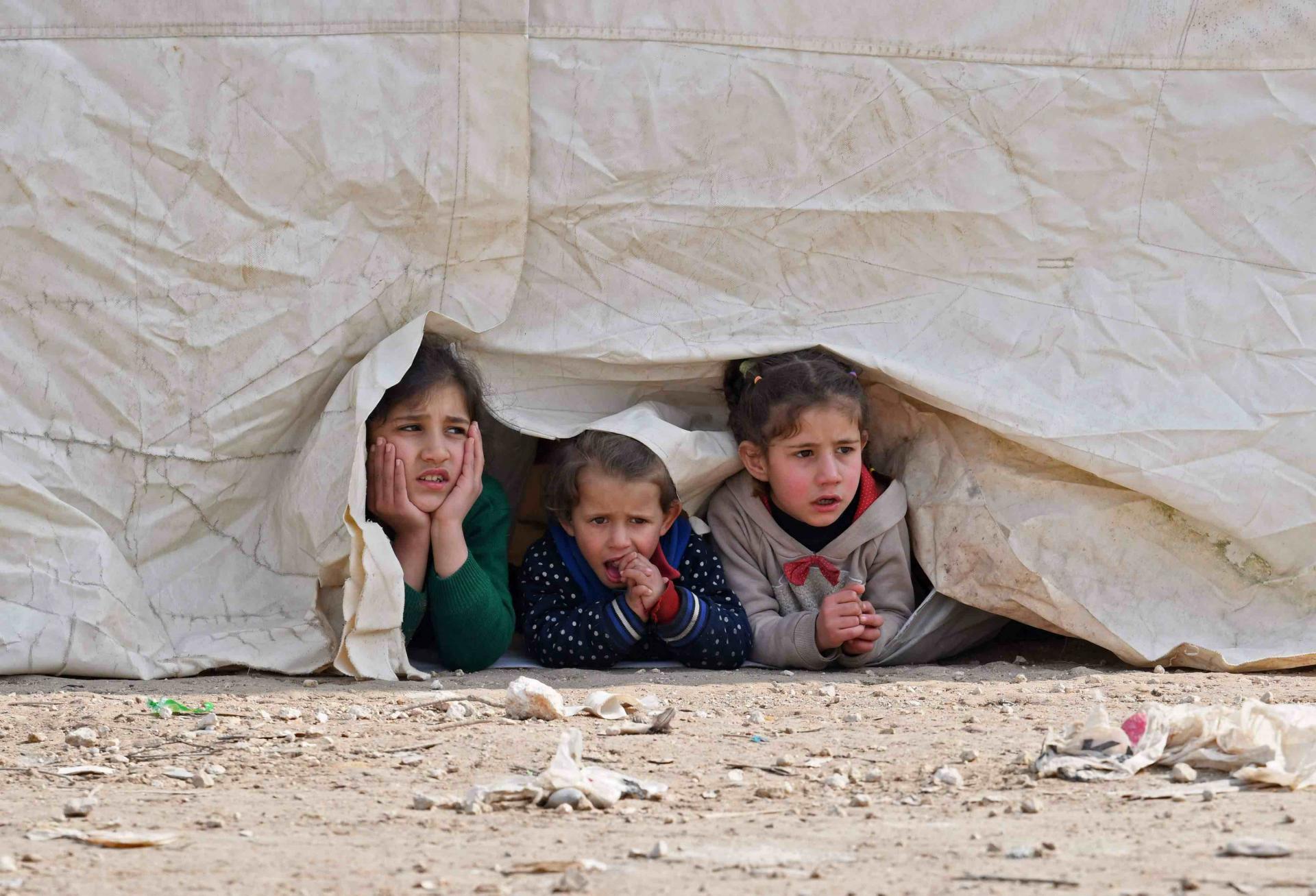 Millions of children are cornered in an ever shrinking enclave as aid groups warn of an unprecedented humanitarian emergency.