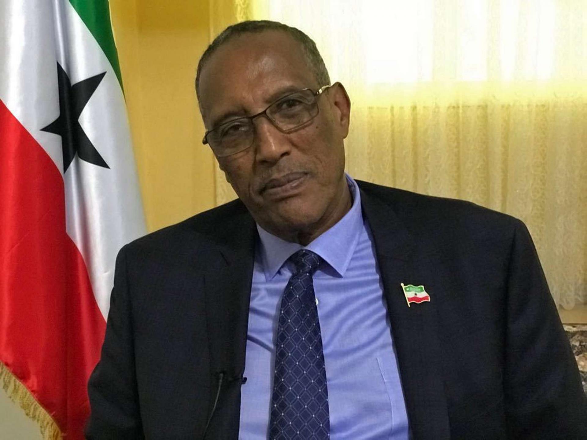 The President of Somaliland, Muse Bihi Abdi