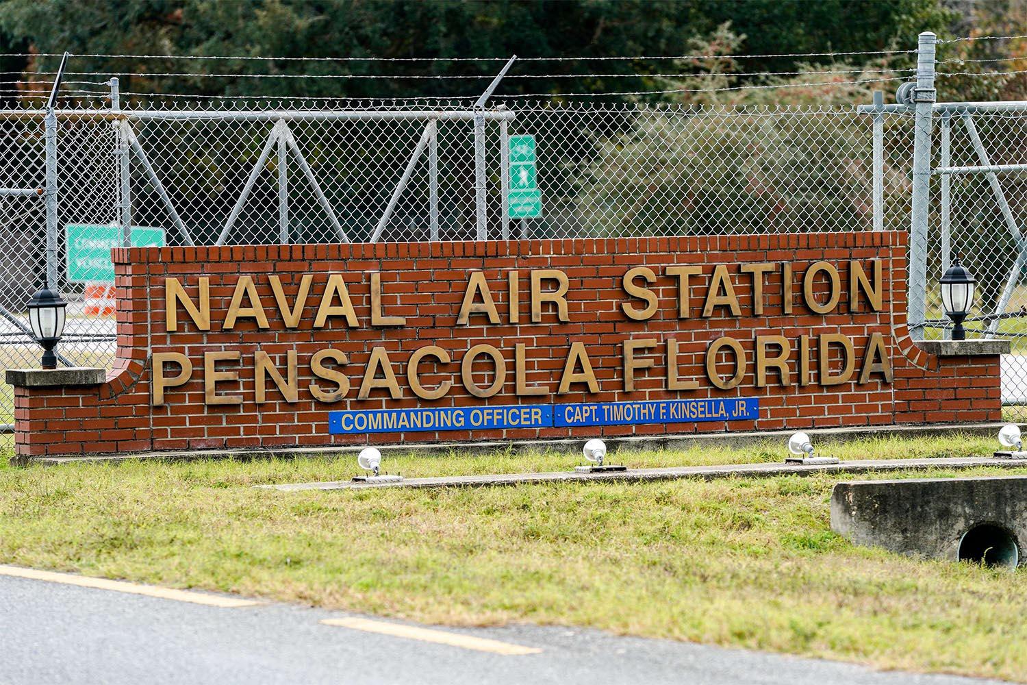 A general view of the atmosphere at the Pensacola Naval Air Station