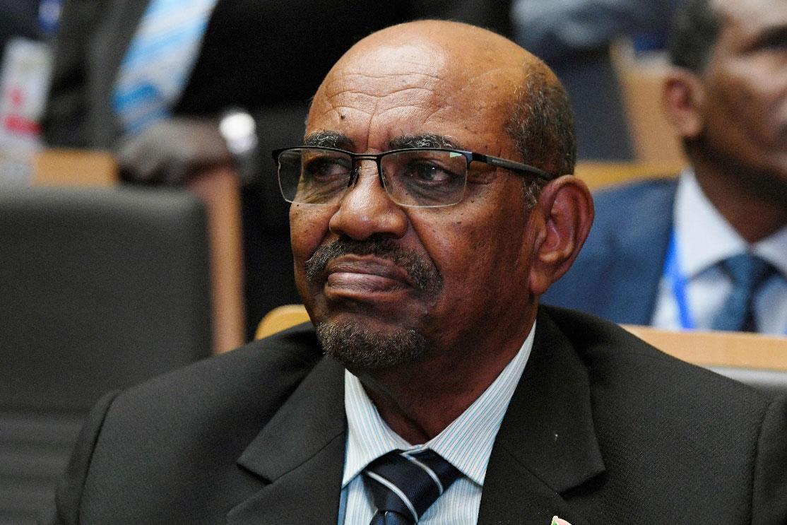 Former Sudanese President Omar al-Bashir pictured in 2018, a year before his ouster