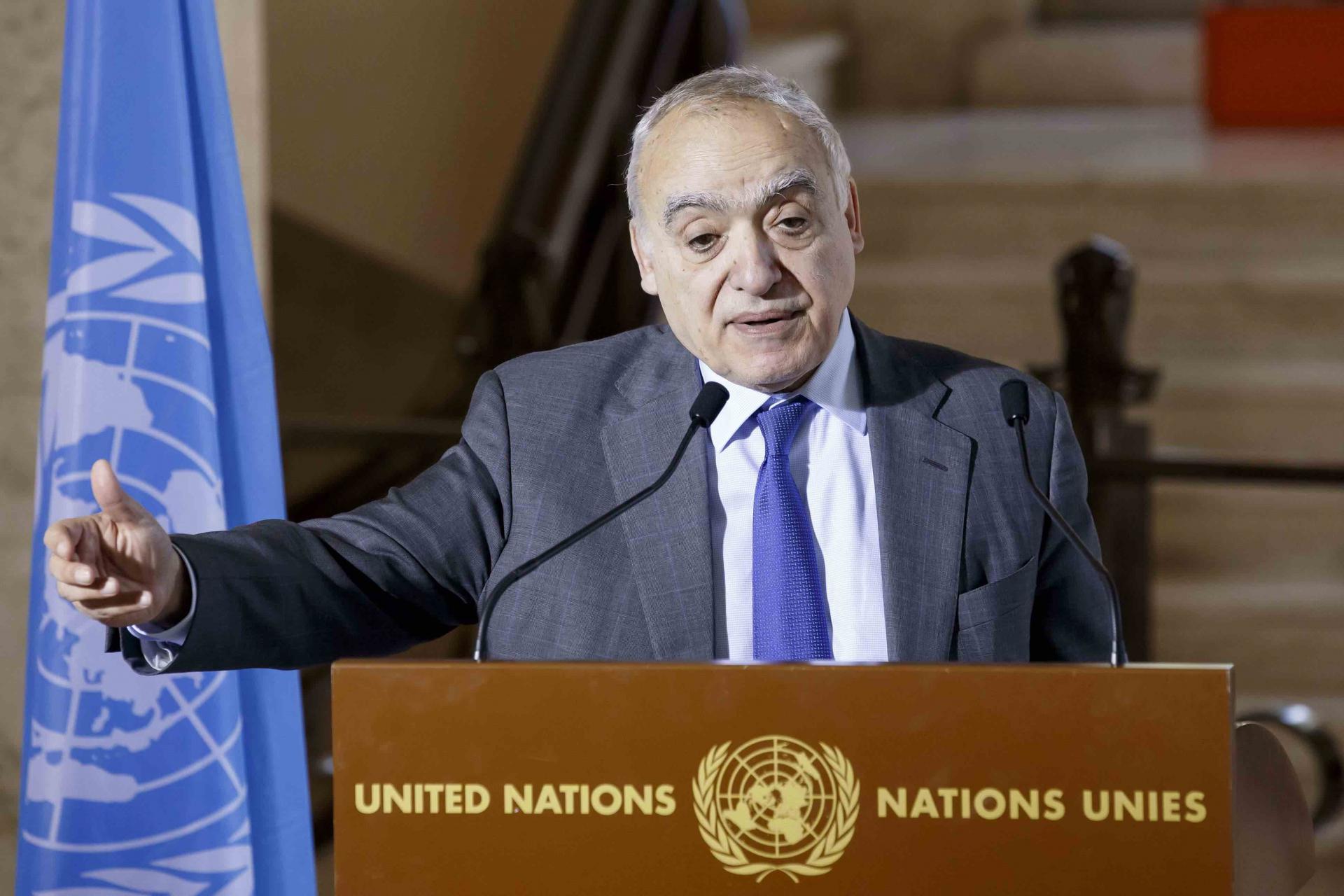 Salame said the embargo was being violated by air, land and sea, pointing to Libya's large and porous border.