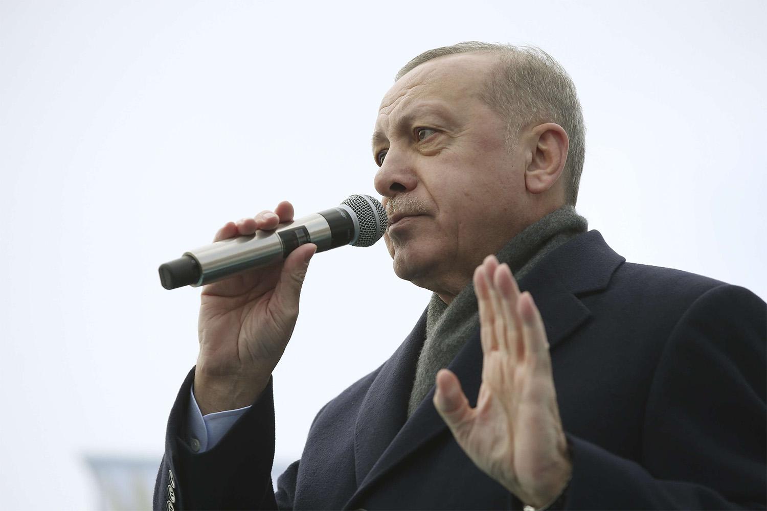 Turkish President Recep Tayyip Erdogan 
