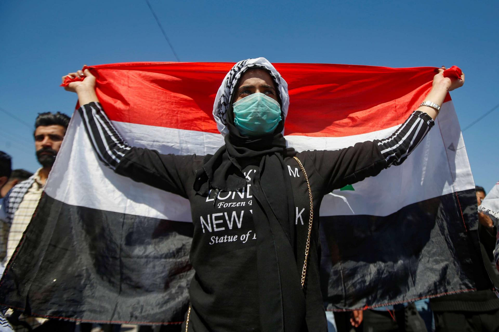 المحتجون في العراق