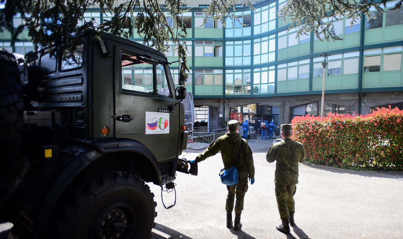 الجيش الروسي يقدم مساعداته في لومبارديا الإيطالية