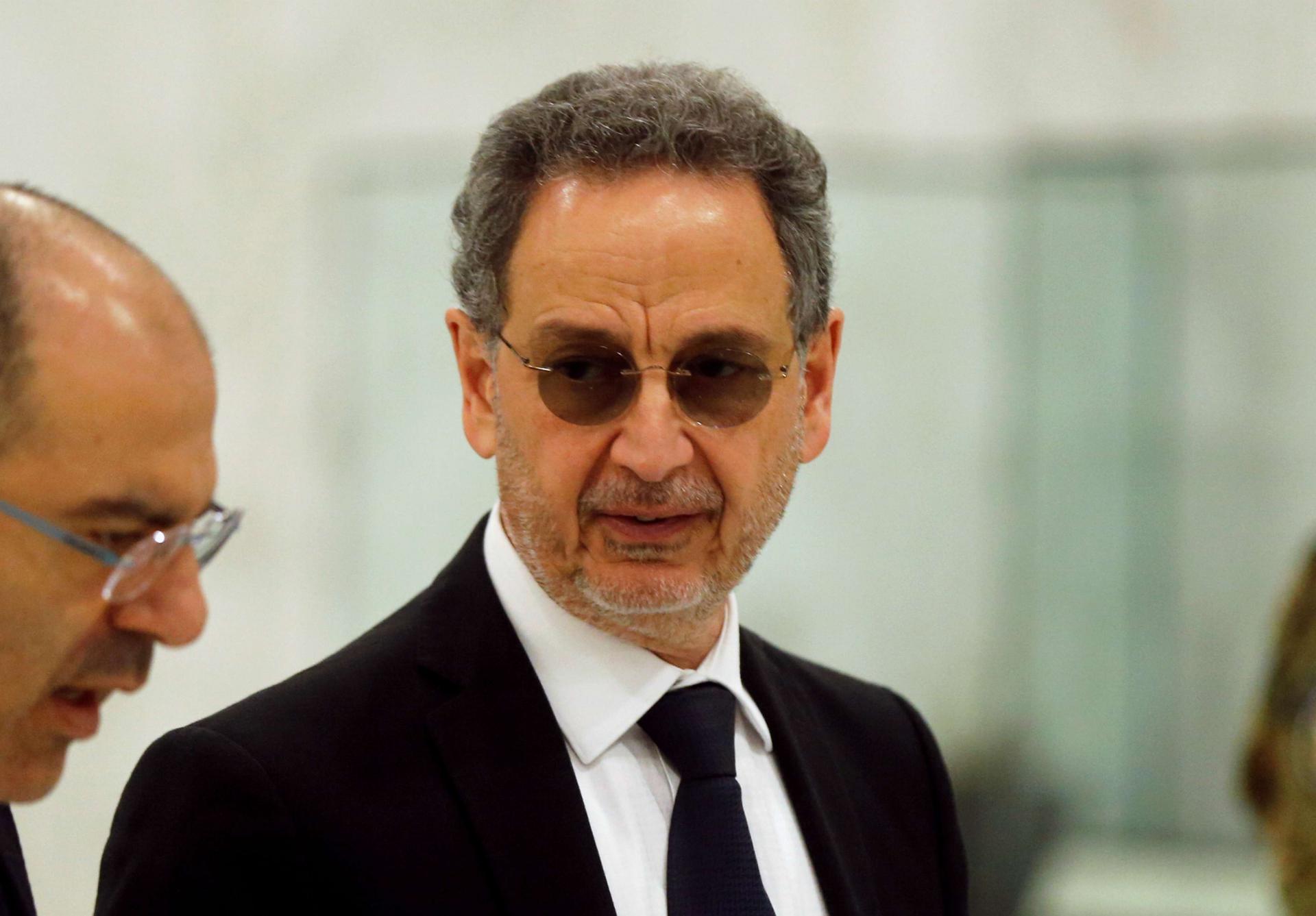 Lebanese Economy Minister Raoul Nehme