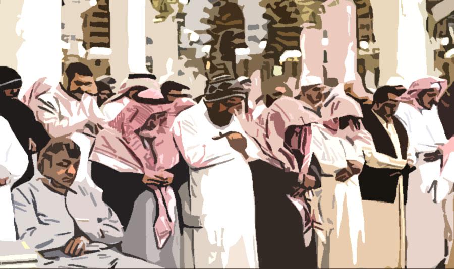 طرح هذا الوباء موضوع طريقة الجلوس والصلاة في المساجد