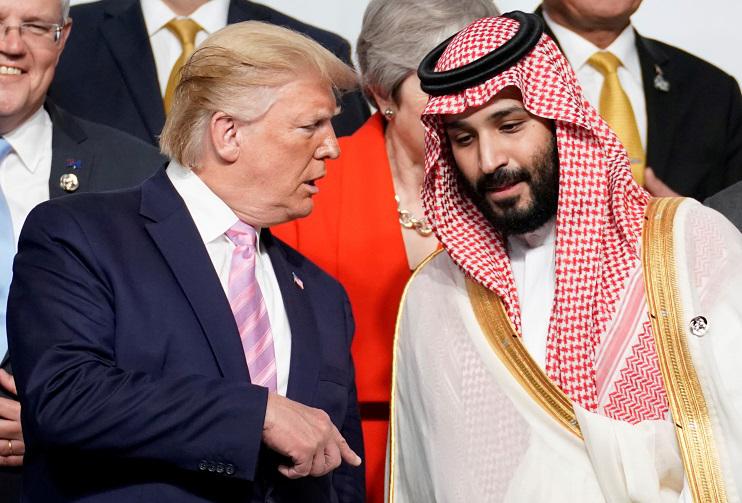 الرئيس الاميركي دونالد ترامب وولي العهد السعودي الامير محمد بن سلمان