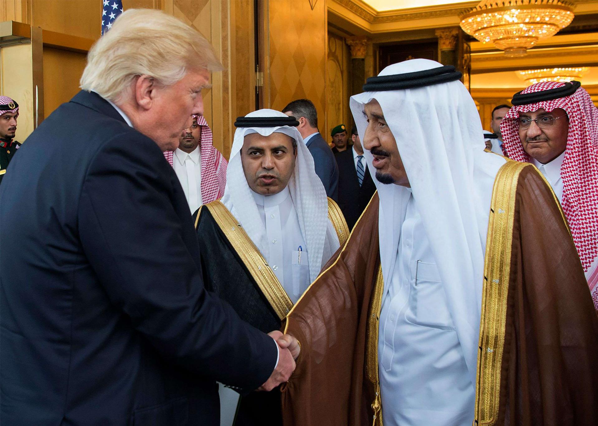 الملك سلمان ودونالد ترامب