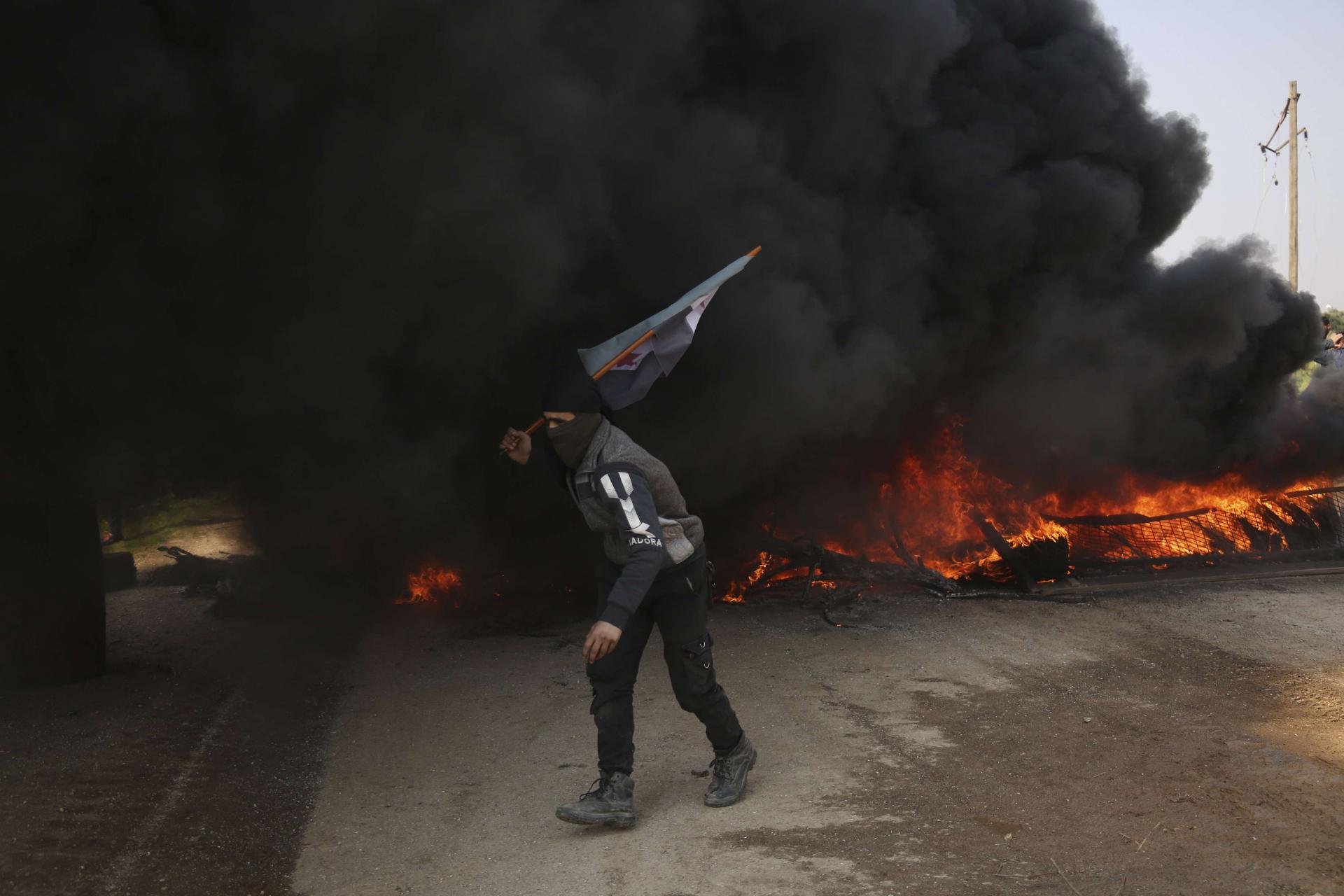 الحرائق في سوريا