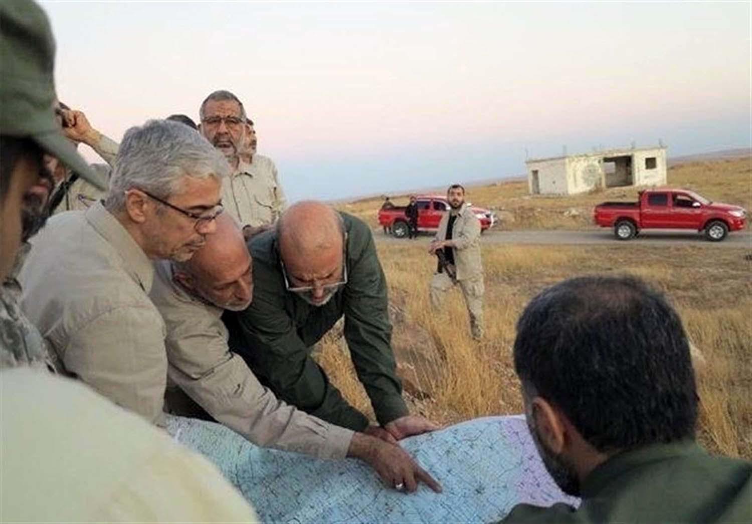 senior officers from the Iranian military in Aleppo