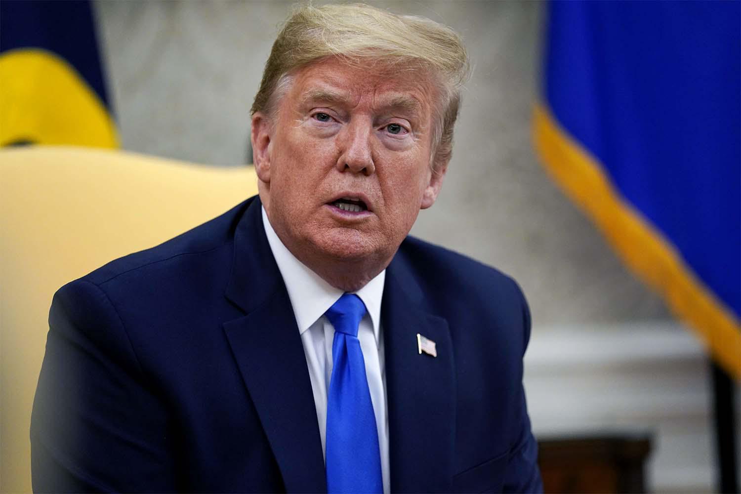 US President Donald Trump 