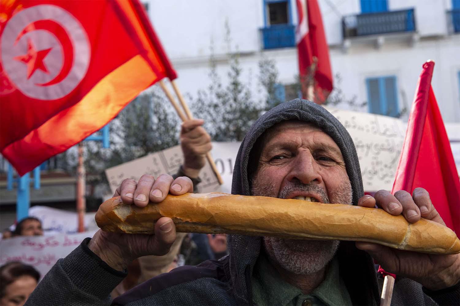 Protest in Tunisia