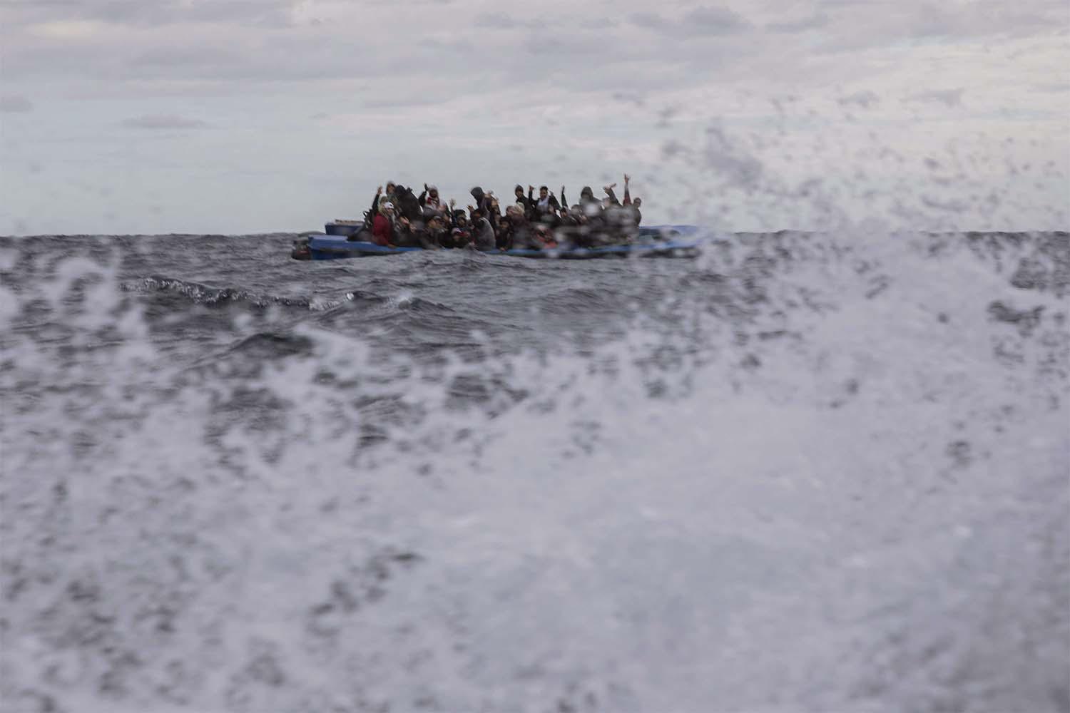 Perilous journey to reach Europe