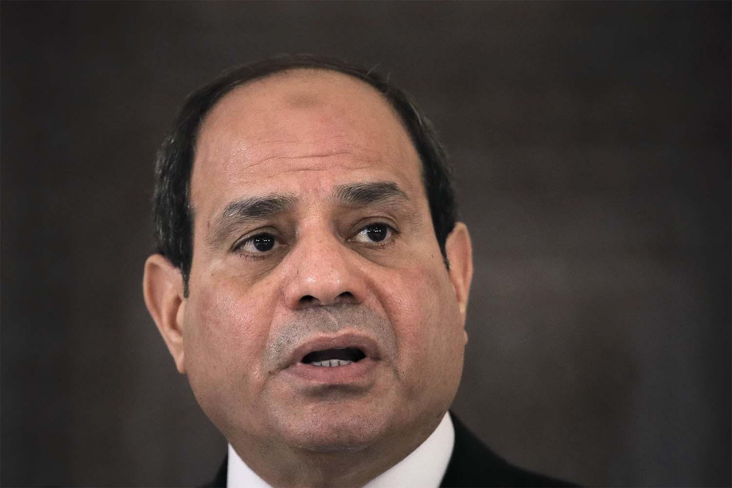 Egypt's President Abdel Fattah al-Sisi 
