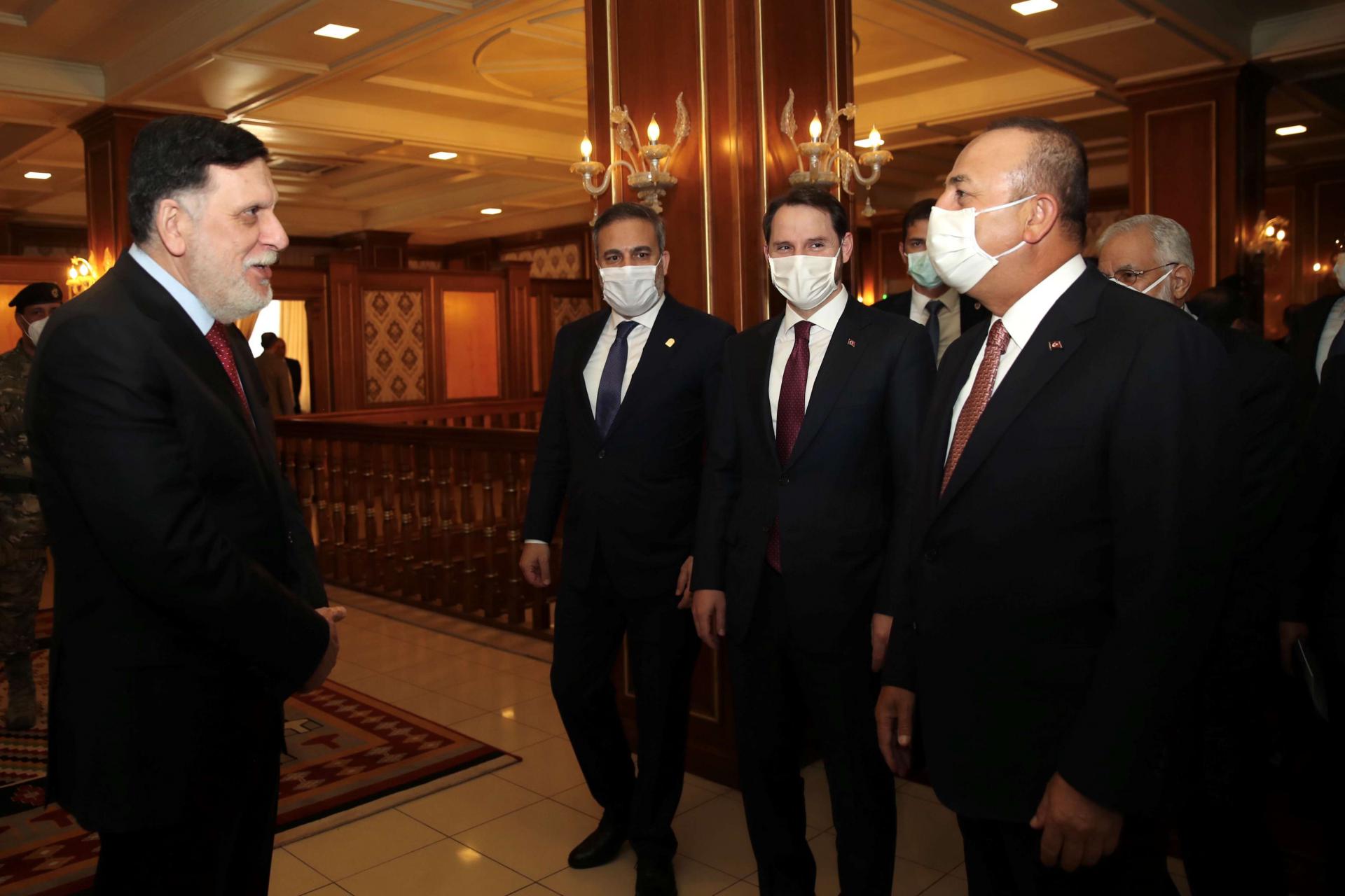 تركيبة الوفد التركي تدل على المهمة