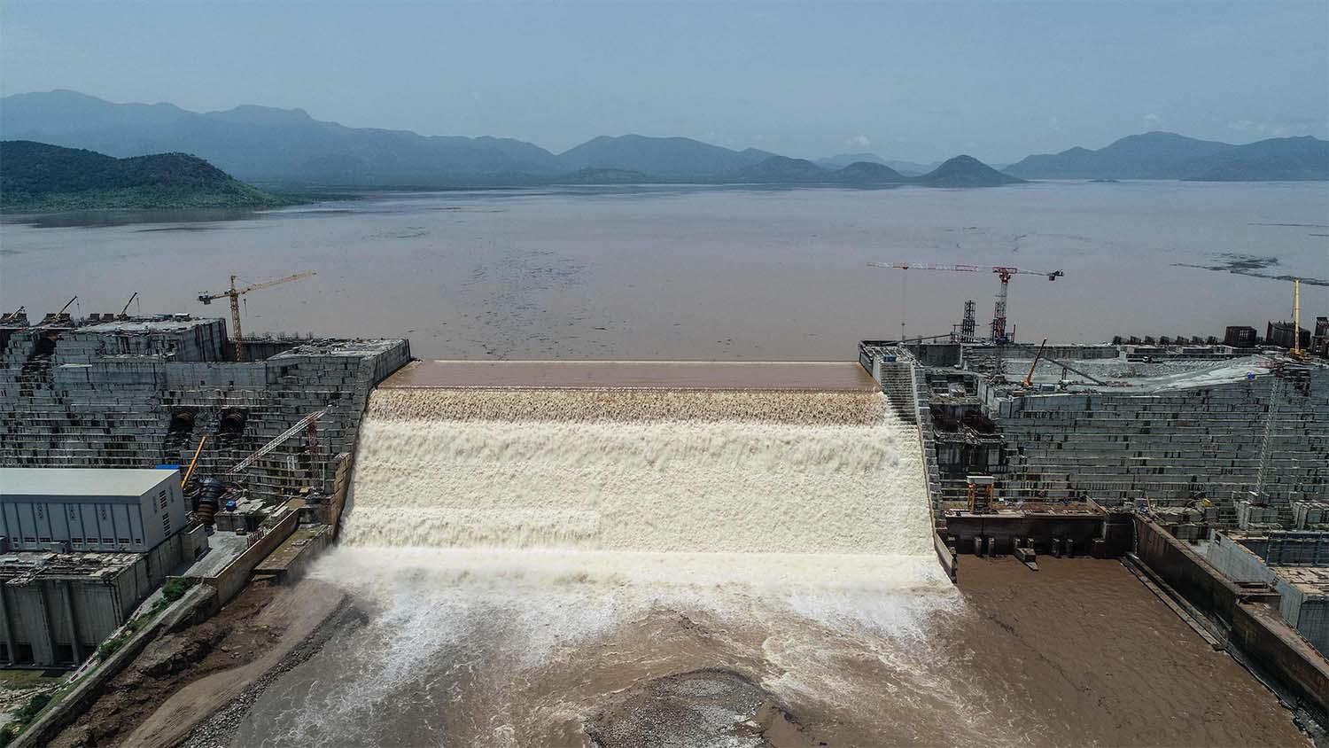 Ethiopia said it had hit its first-year target for filling the Grand Ethiopian Renaissance Dam