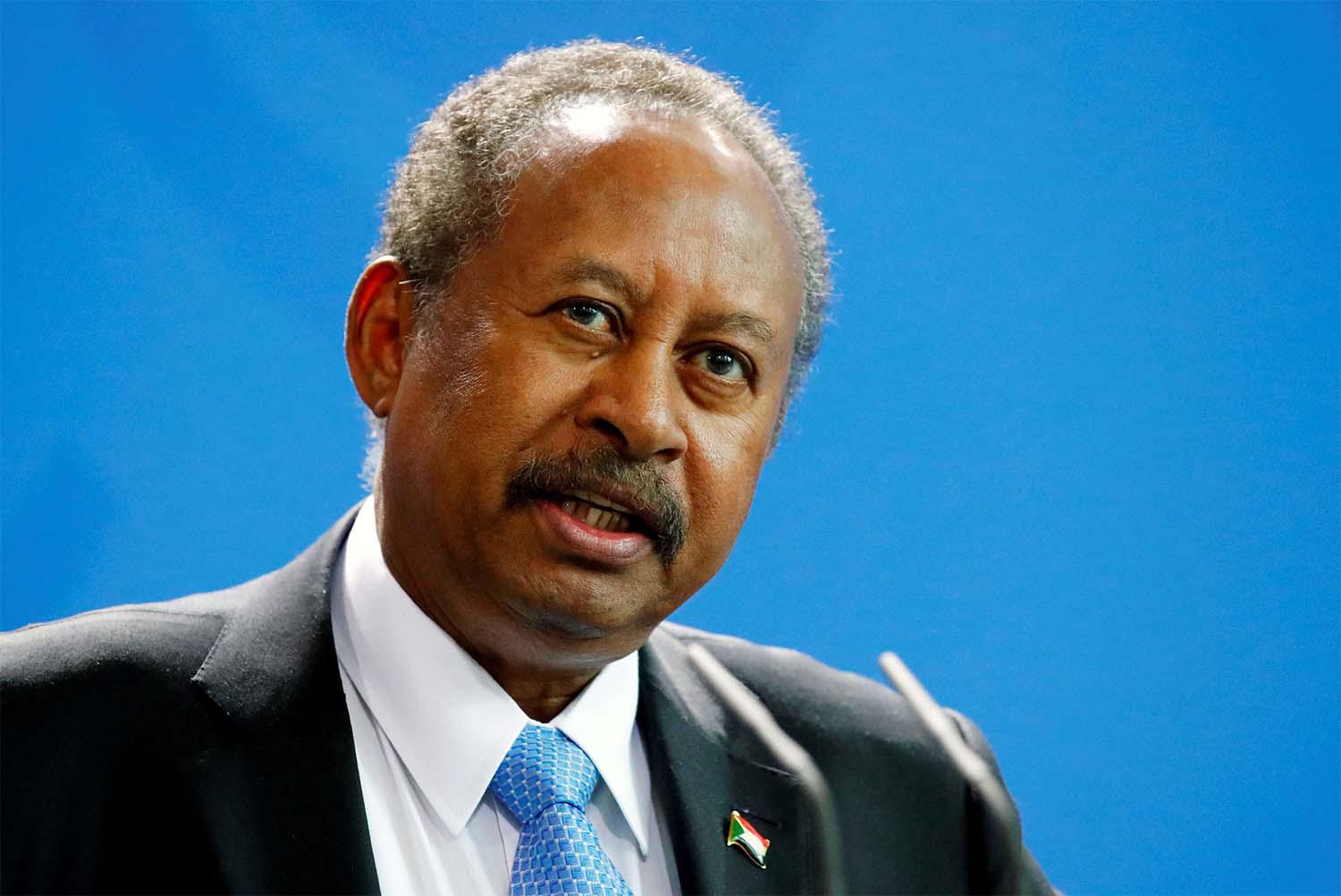 Sudan's Prime Minister Abdallah Hamdok