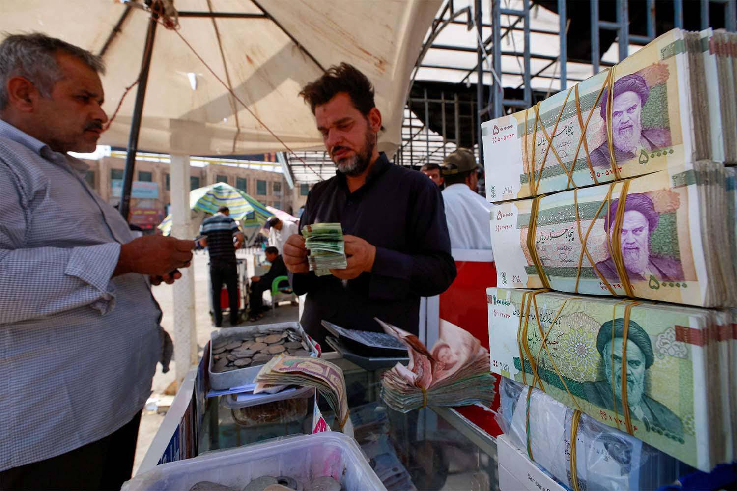 The rial lost about 70% of its value in the months after May 2018