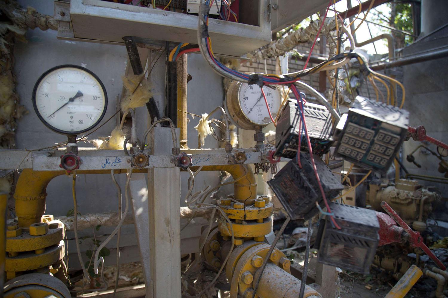 آثار انفجار جنوب طهران