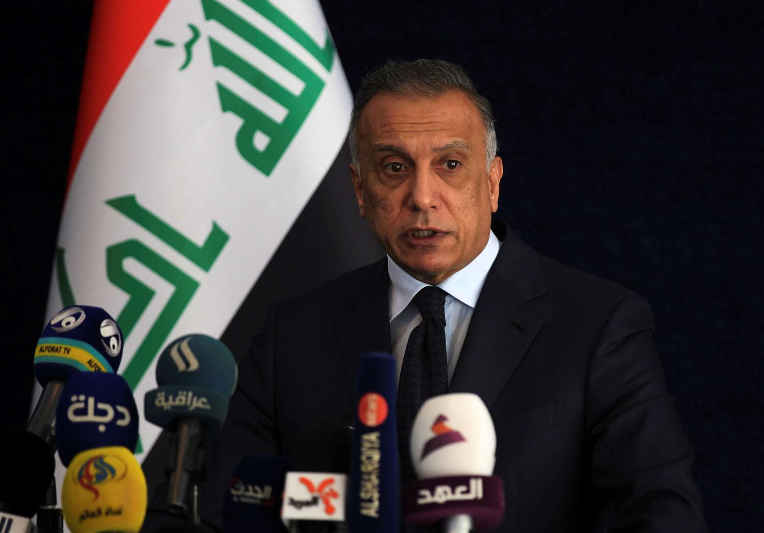 رئيس الوزراء العراقي مصطفى الكاظمي