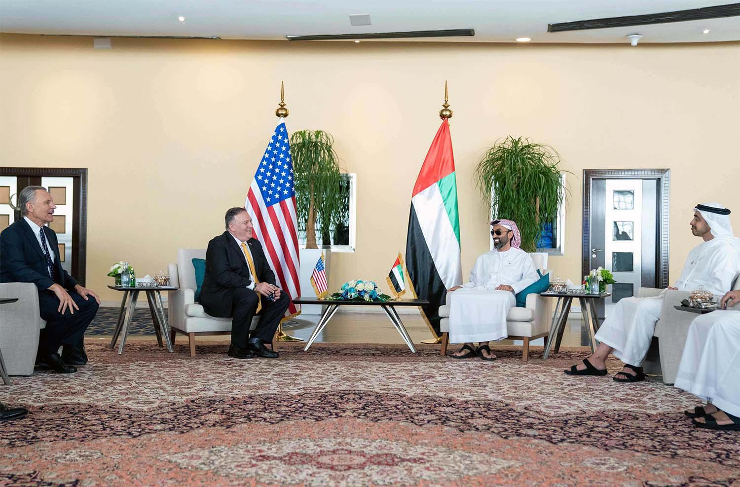 Pompeo seeks to build on the momentum of the agreement for regional peace