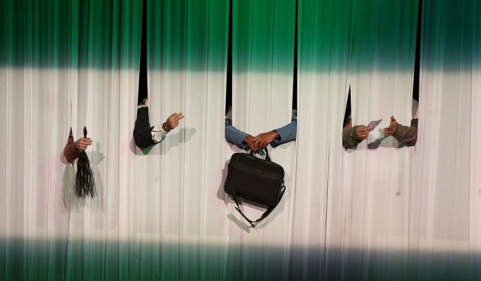 من حفل افتتاح مهرجان القاهرة الدولي للمسرح التجريبي (الصورة من الصفحة الرسمية للمهرجان على فيسبوك)