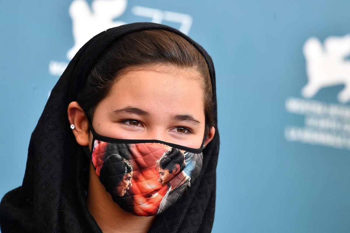 الايرانية شاملة شيرزاد من نجوم فيلم "خورشيد"