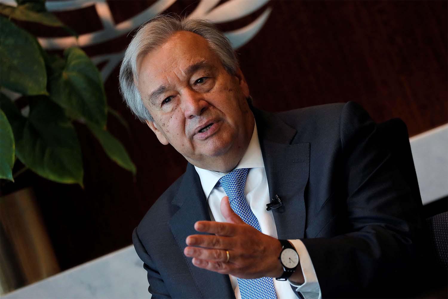 UN Secretary-General Antonio Guterres