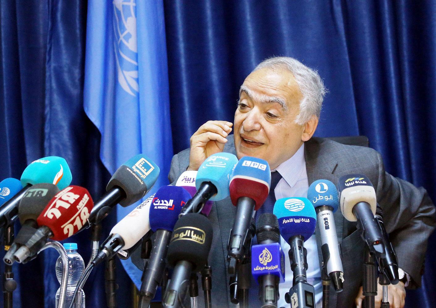 المبعوث الاممي السابق الى ليبيا غسان سلامة