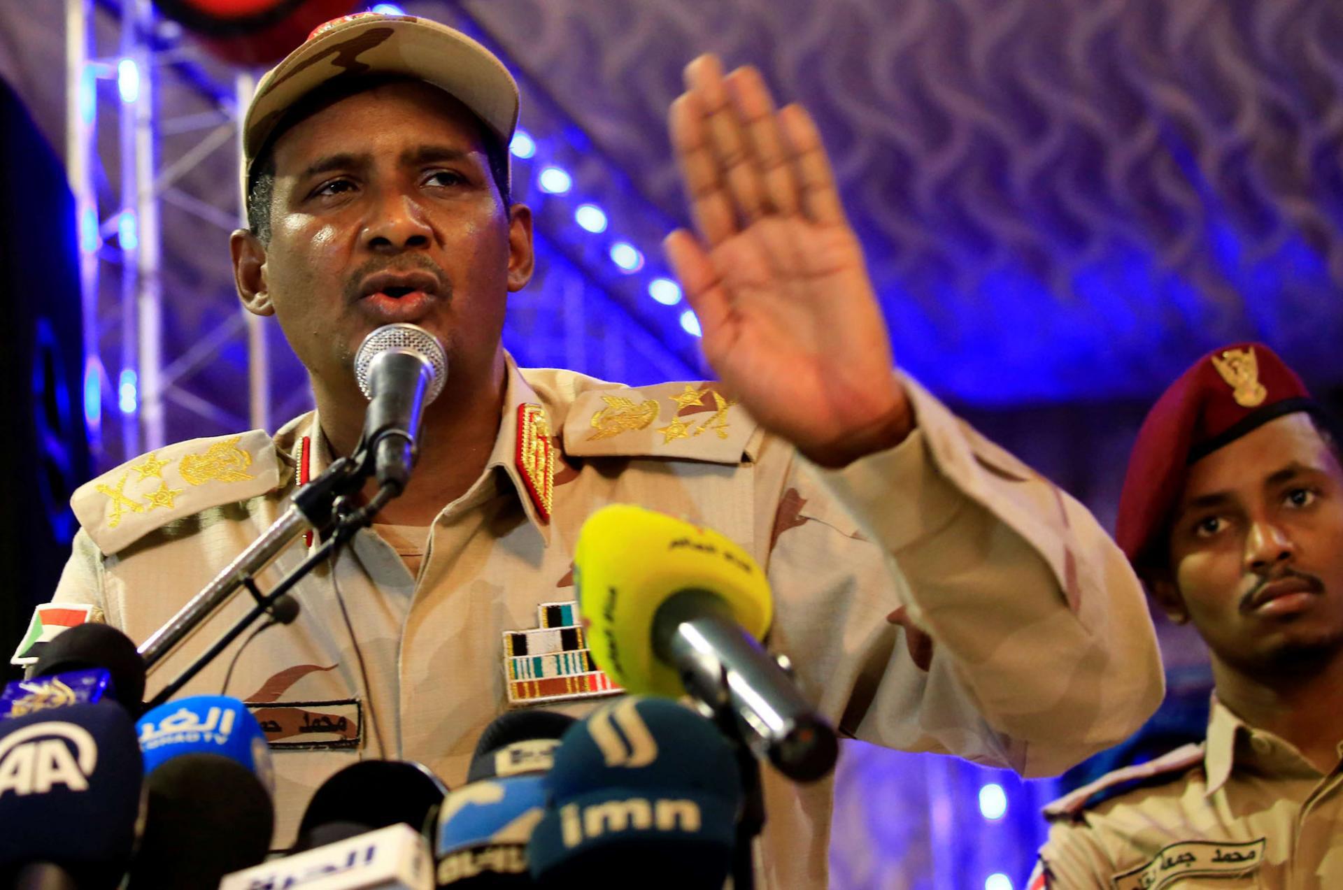 نائب رئيس مجلس السيادة السوداني محمد حمدان دقلو 