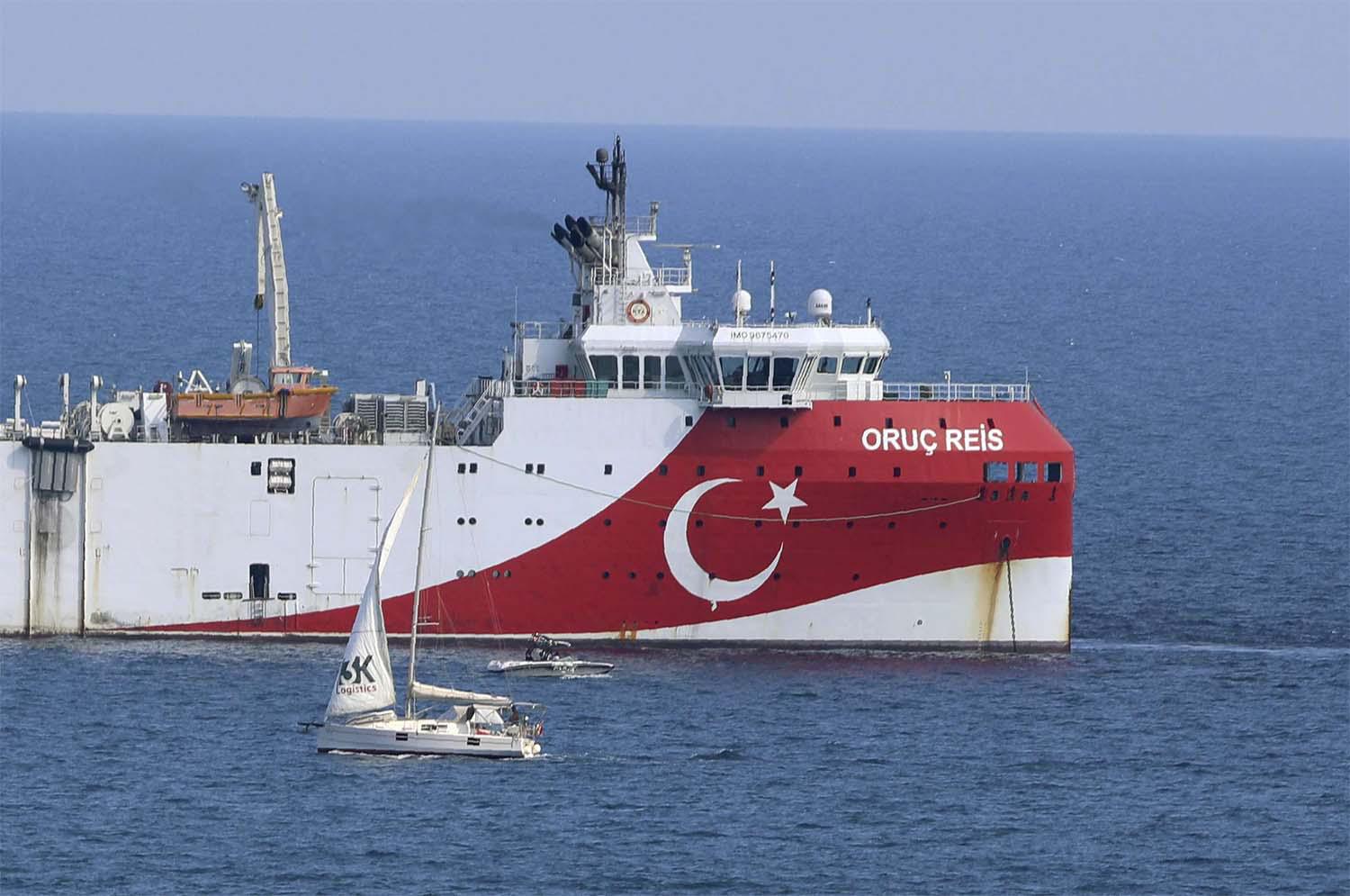 Turkish ship survey is south of Greek island of Rhodes