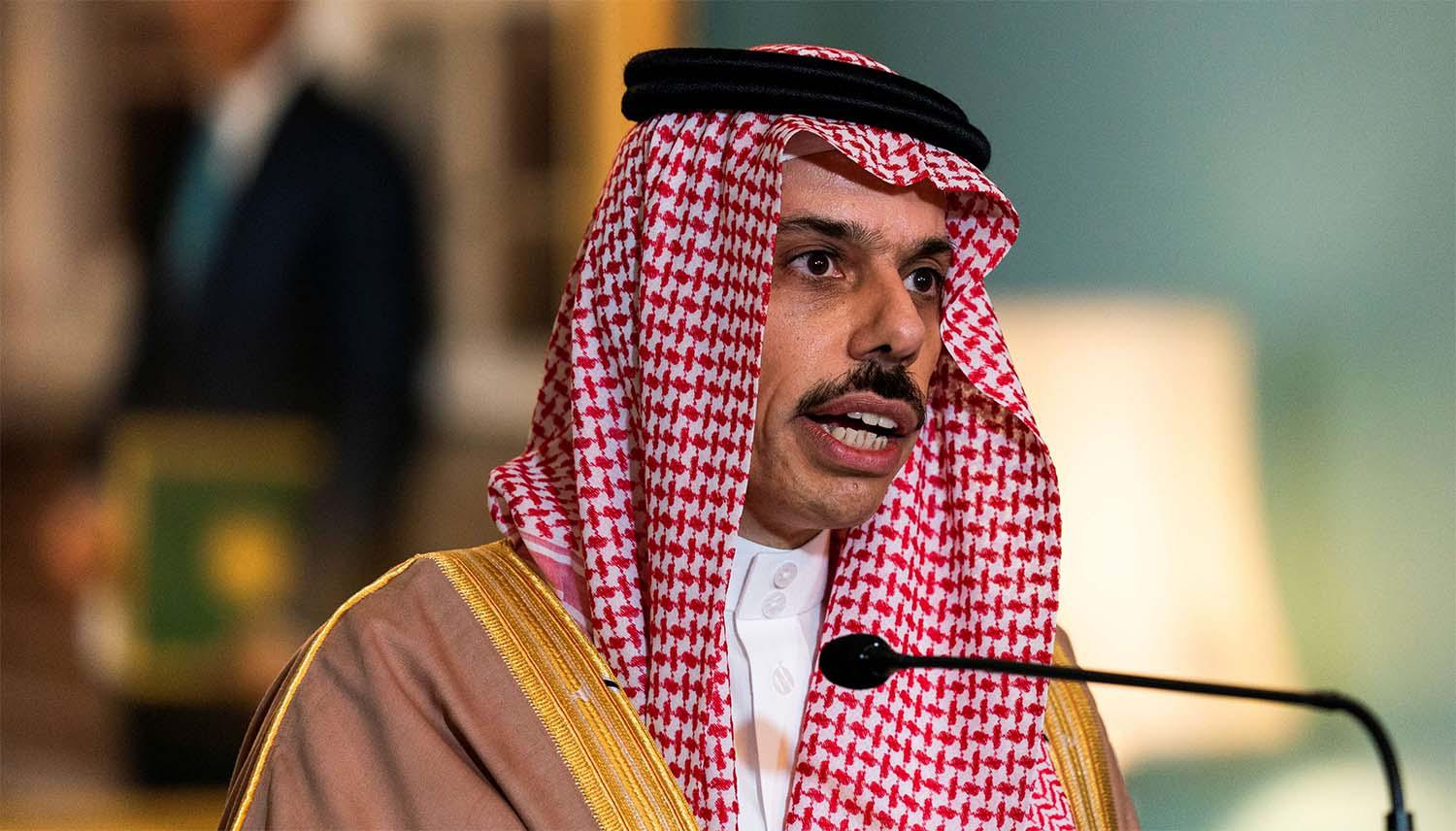 Saudi Foreign Minister Faisal bin Farhan Al Saud 