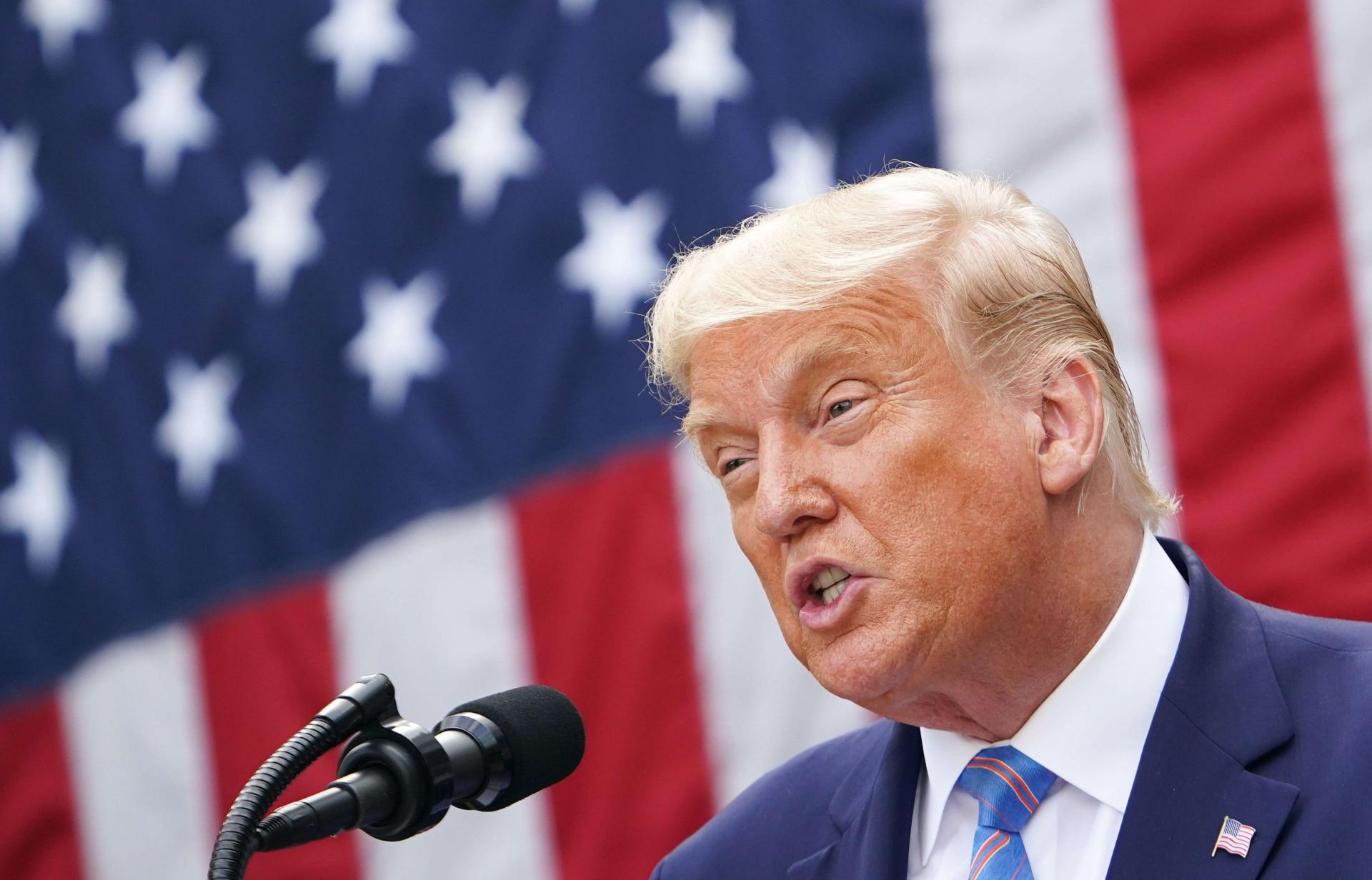 الرئيس الأميركي والمرشح الجمهوري لانتخابات الرئاسة دونالد ترامب 