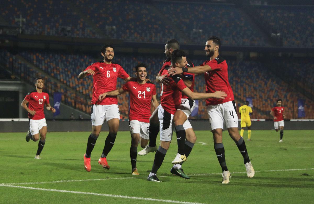 منتخب 'الفراعنة' يحقق فوزه الاول بعد تعادلين 