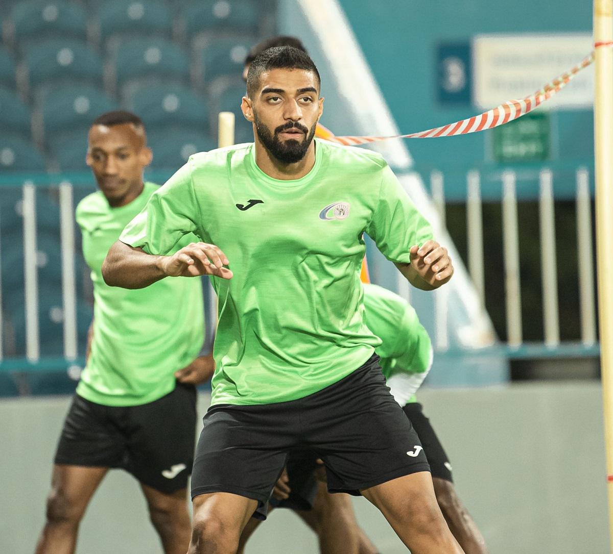 لاعبو نادي بني ياس (الصورة من صفحة النادي على تويتر)