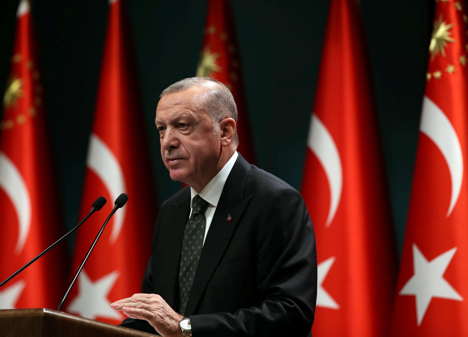 الرئيس التركي رجب طيب أردوغان