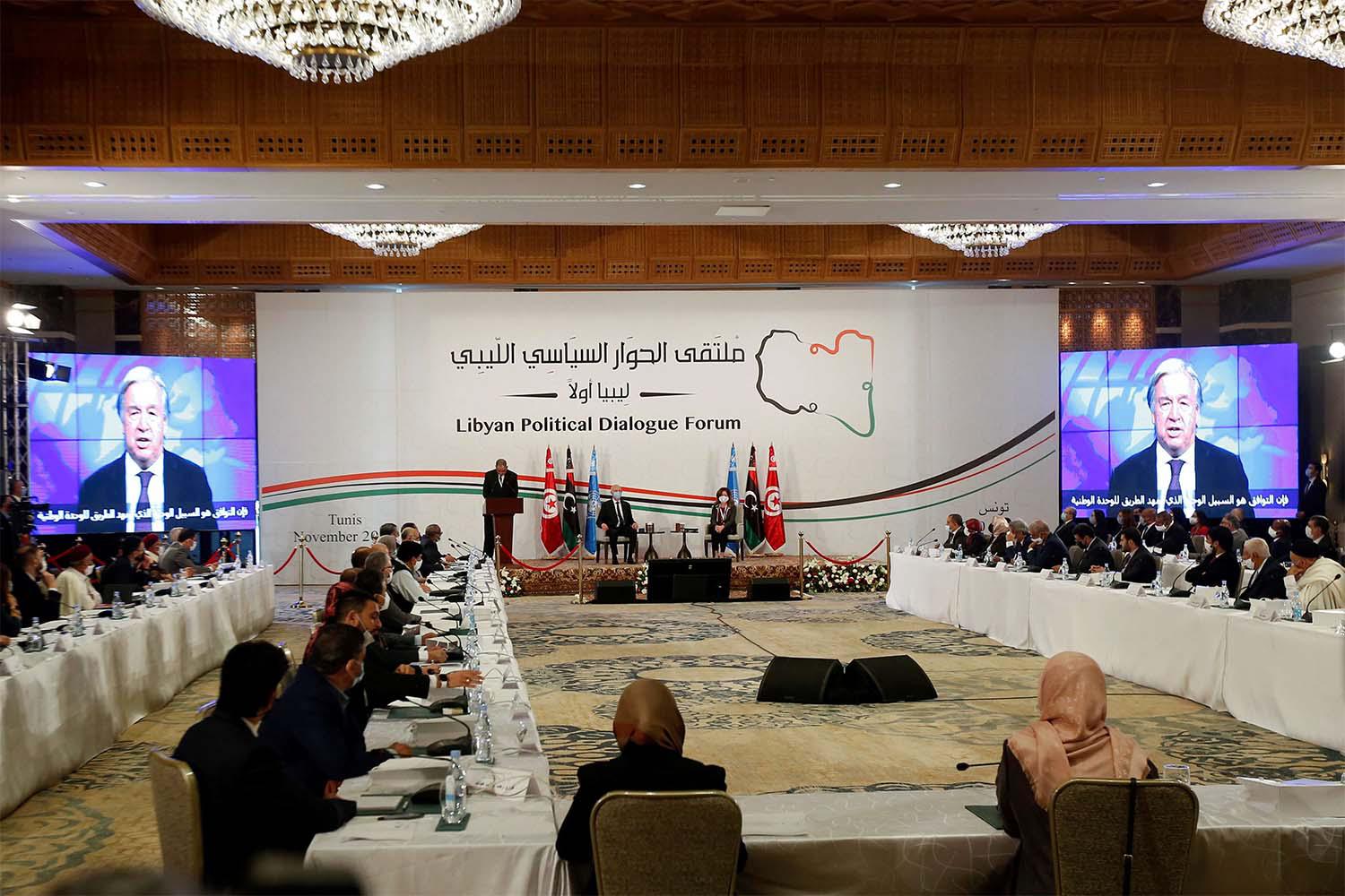 The talks are aimed at ending nearly a decade of chaos and bloodshed by arranging elections