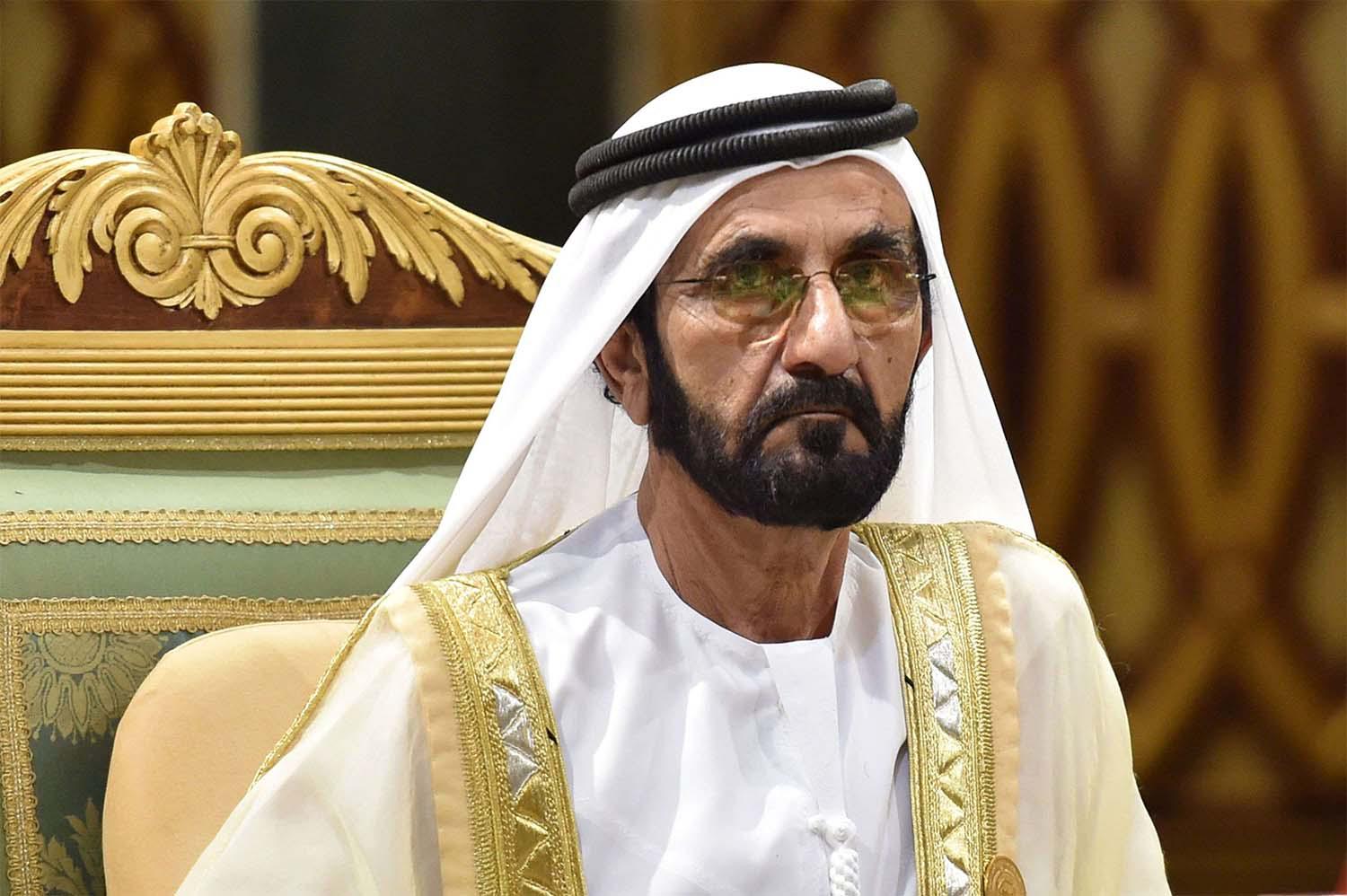 UAE Vice President and the ruler of Dubai Sheikh Mohammed bin Rashid al-Maktoum 