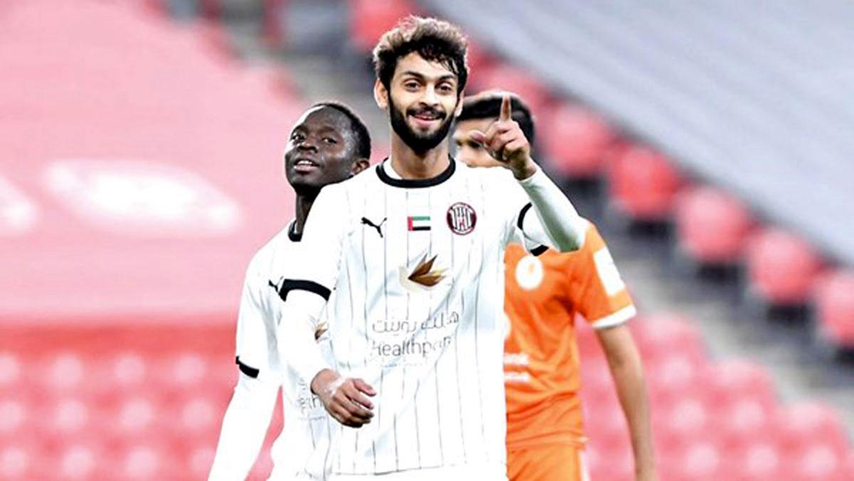 زايد العامري 'المتألق' من حساب نادي الجزيرة على تويتر