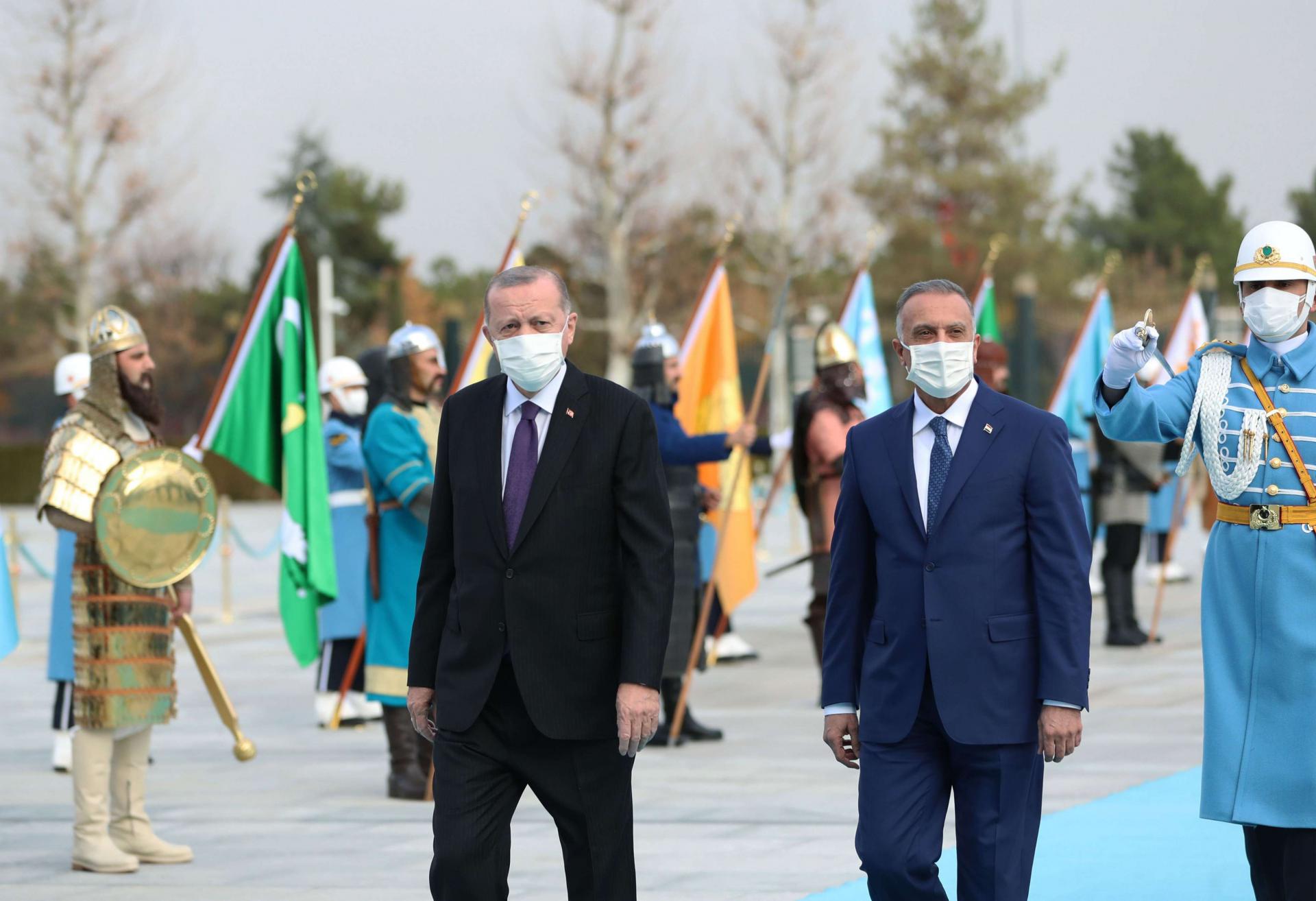 الكاظمي واردوغان يبحثان الملف الأمني